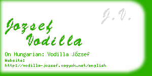 jozsef vodilla business card